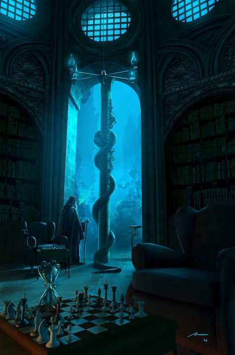 ArtStation - Salazar Slytherin, Taha Alkan Slytherin Dorm Aesthetic, Slytherin Aesthetic Wallpaper, Slytherin Room, Slytherin Vibes, Salazar Slytherin, Slytherin Common Room, Tapeta Harry Potter, Ravenclaw Aesthetic, Harry Potter Illustrations