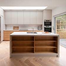 Point In Architecture, Wall Kitchen With Island, Single Wall Kitchen With Island, Mobile Home Kitchen Cabinets, Images Of Kitchen Islands, Single Wall Kitchen, Narrow Kitchen Island, Global Architecture, One Wall Kitchen