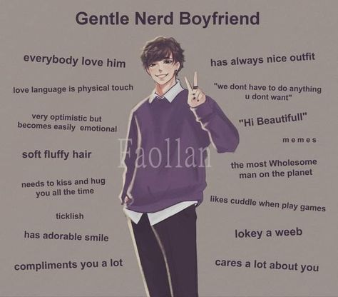 Nerd Boyfriend, Type Of Girlfriend, Character Tropes, Single Sein, Types Of Boyfriends, Relationship Dynamics, Writing Inspiration Prompts, Bluetooth Remote, In The Bedroom