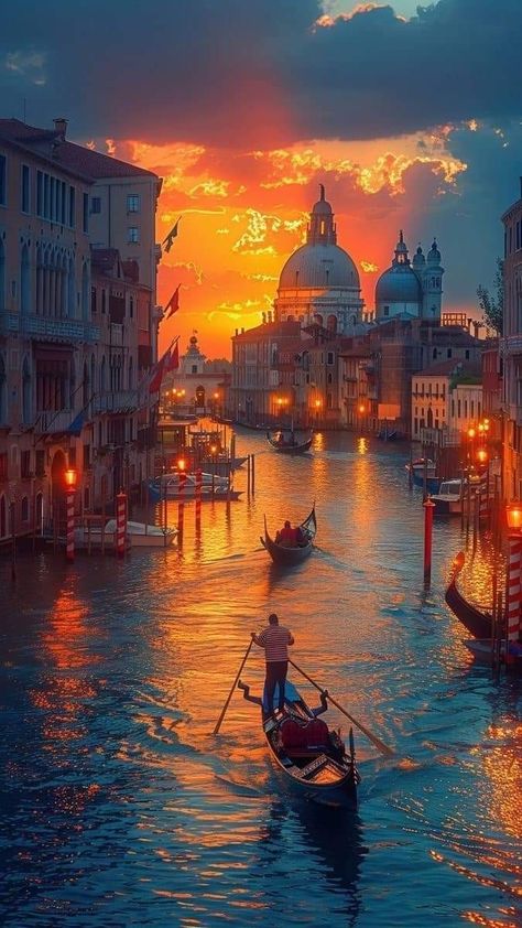 Goals Wallpaper, Almafi Coast Italy, Venice Wallpaper, Venice Sunset, Italy Sunset, Italy Trip Planning, Wallpaper For Desktop, Magical City, Paris Painting