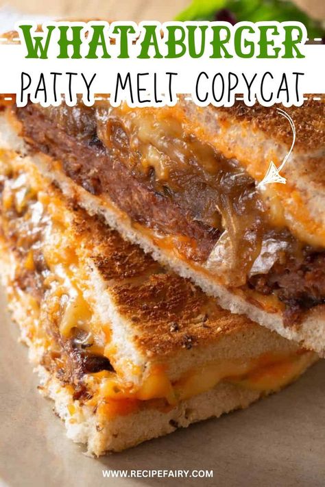 Make a delicious Whataburger Patty Melt at home with this simple recipe! Perfect for satisfying your burger cravings, this patty melt is easy to whip up and makes a great meal for any occasion. Best Patty Melt, Whataburger Patty Melt, Patty Melt Recipe, Vegan Pumpkin Bread, Melt Recipe, Burger Seasoning, Patty Melt, Homemade Burgers, Burger Sauce