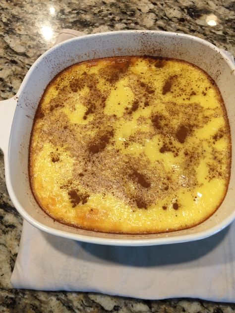 Old-Fashioned Rice Custard Recipe - Genius Kitchen Rice Custard Pudding Recipe, Baked Custard Recipe, Best Rice Pudding Recipe, Rice Custard, Old Fashioned Rice Pudding, Cracker Dessert, Baked Rice Pudding, Rice Pudding Recipes, Custard Recipe