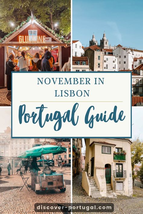 Are you planning to visit Lisbon in November? It’s a fantastic month to see the Portuguese capital! The mild weather is perfect for sightseeing, but it’s one of the quieter months of the year. As a local in Lisbon, I found ten good reasons why November is the perfect month.

Lisbon temperature November | What to pack for Lisbon in November | Weather in Lisbon November  | Lisbon in November | Lisbon in November weather | November in Lisbon | Lisbon November | Lisbon weather November| Lisbon In November, Portugal November, November Weather, Portugal Travel Guide, Visit Portugal, Months Of The Year, Travel Bug, Portugal Travel, Lisbon Portugal