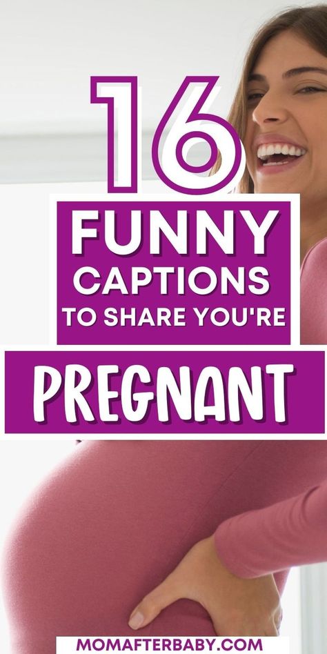 16 Captions, Im Pregnant Announcement, Facebook Baby Announcement, Facebook Captions, Baby Captions, Funny Instagram Captions, Funny Pregnancy Announcement, Funny Pregnancy, I'm Pregnant