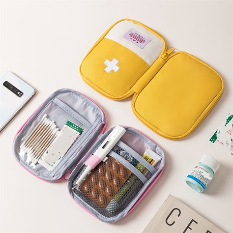 Faster shipping. Better service Travel Medicine Kit, Mini Emergency Kit, Medicine Kit, Emergency First Aid Kit, Travel Accessories For Men, Medication Storage, Medicine Pouch, Survival Bag, Medicine Organization