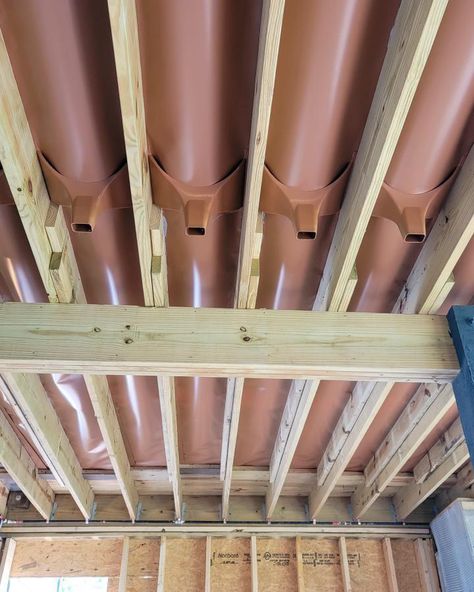 Waterproof Under Deck Ceilings, Under Deck Waterproofing Diy, Deck Rain Cover Ideas, Under Decking Ceiling, How To Make Under Deck Waterproof, Waterproofing Under Deck, Under Deck Waterproof Ceiling, Under Deck Shed Ideas, Screened In Under Deck