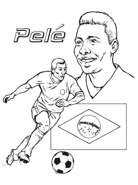 Football Painting, Brazilian Soccer Players, Football Coloring, Football Paintings, Brazilian Soccer, Messi Pictures, Football Coloring Pages, Super Mario Bros Party, Football Drawing