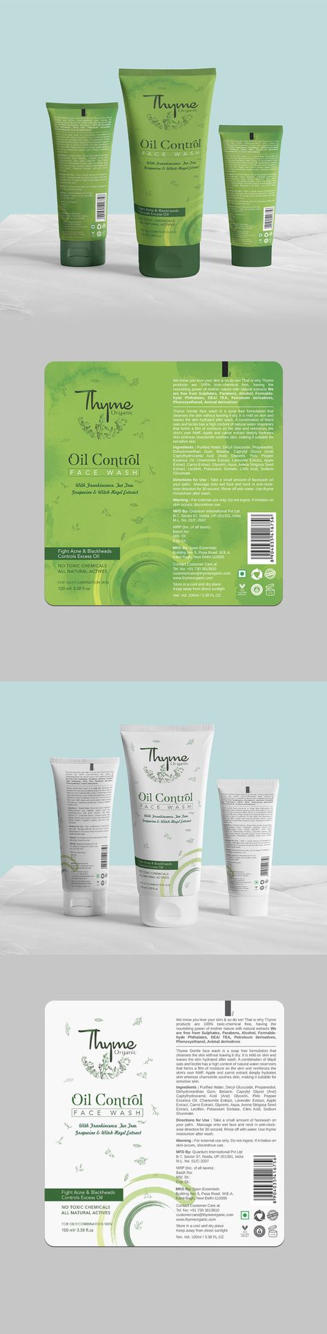 Packaging Design Facewash Packaging Ideas, Face Wash Packaging Design, Skincare Label Design, Popsicles Packaging, Commercial Photography Product, Packaging Concept, Website Banner Design, Packaging Template Design, Color Design Inspiration