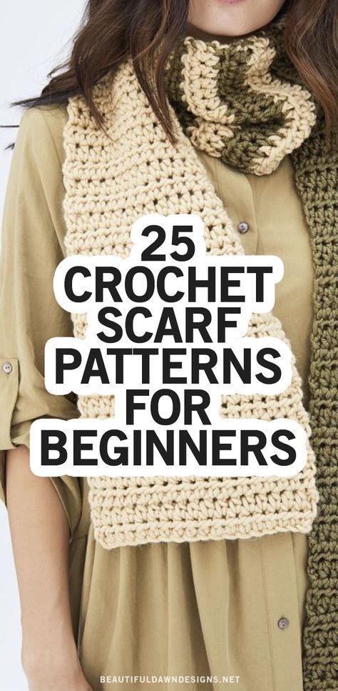 Loving these crochet scarf patterns. These crochet scarf patterns are beginner friendly and so easy to make. Crochet Scarf For Women, Beginning Crochet Scarf Patterns, Scarves To Crochet, Womens Scarf Crochet Pattern Free, Quick And Easy Crochet Scarf Pattern Free, Beginning Crochet Scarf, Really Easy Things To Crochet For Beginners, Beginner Crochet Scarf Pattern, How To Crochet A Scarf For Beginners Step By Step