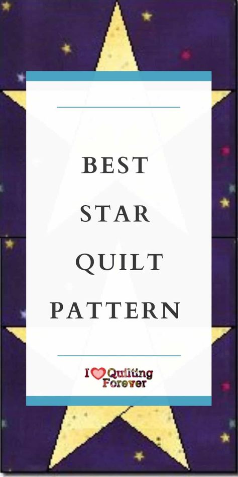 Hunters Star Quilt, Quilt Blocks Easy, Star Quilt Pattern, Circle Quilts, Quilt Block Patterns Free, Start Quilting, Barn Quilt Patterns, Quilting Templates, Patriotic Quilts