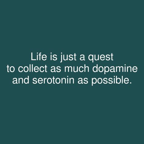 Serotonin Meme, Serotonin Quotes, Dopamine Quotes, Dopamine Quote, Serotonin Aesthetic, Dopamine And Serotonin, Dopamine Serotonin, Shower Thoughts, Word Quotes