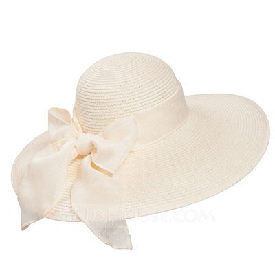 [£ 17.00] Ladies' Beautiful Rattan Straw With Bowknot Floppy Hat/Straw Hat (196092532) Monroe Hat, Trapper Hat Men, Caps Style, Floppy Hats, Easter Hats, Women Hats, Tea Party Hats, Ponytail Hat, Sun Cap