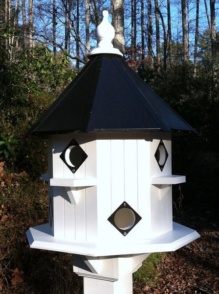 Martin Bird House, Martin Bird, Carpenter Bee Trap, Bee Traps, Purple Martin House, Large Bird Houses, Purple Martin, Bluebird House, Carpenter Bee