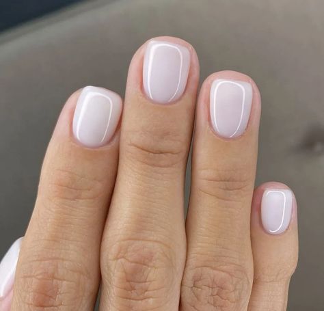 Milky Nails, Toe Nail Color, Short Gel Nails, Casual Nails, Her Nails, Cute Gel Nails, Bride Nails, Shellac Nails, White Nail