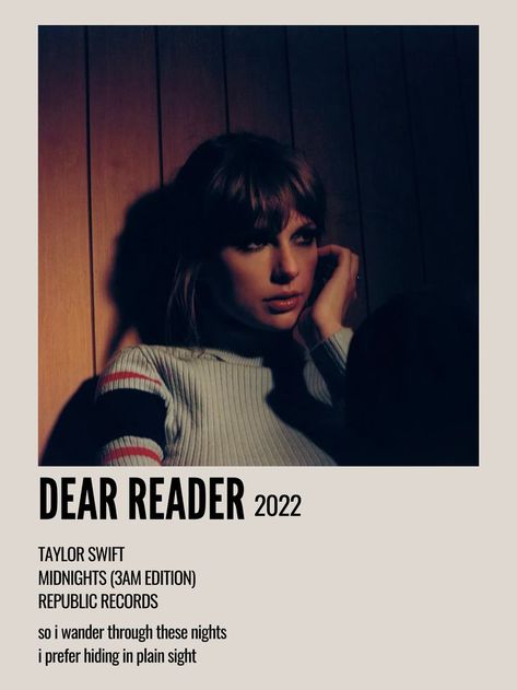 Music Poster Aesthetic, Polaroid Poster Taylor Swift, Taylor Swift Polaroid, Midnights Aesthetic, Album Polaroid Poster, Midnight Song, Poster Taylor Swift, Taylor Core, Polaroid Posters