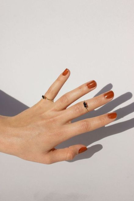 Matte Nail Colors, Ideas Uñas, Minimalist Nail, Orange Nail, New Nail Art Design, Colorful Nail, Minimalist Nail Art, Vibrant Nails, Orange Nails