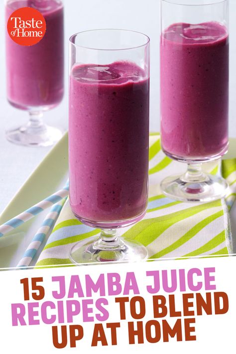 Copycat Jamba Juice, Jamba Juice Recipes, Jamba Juice Smoothies, Banana Apple Smoothie, Smoothie Fruit, Juice Smoothies Recipes, Jamba Juice, Clean Eating Challenge, Juicer Recipes