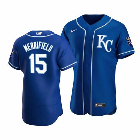 Men Is Royals Whit Merrifield 2020 Royal Alternate Jersey Check more at https://makedtee.com/product/men-is-royals-whit-merrifield-2020-royal-alternate-jersey/ Kansas City Royals Jersey, Bobby Witt Jr, Mike Montgomery, George Brett, Logo Jersey, Gifts For Sports Fans, Kansas City Royals, Baseball Jersey, Baseball Jerseys