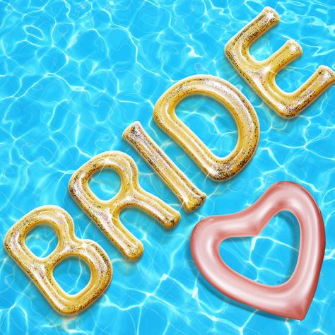 PRICES MAY VARY. Beach Bachelorette Party Supplies: there is 1 set of bride pool floats (5 letters of BRIDE), 1 rose gold heart float and 10 adhesive dots; These bride pool floats are full of gold glitter to make your bachelorette beach party, island vacation or pool party more appealing Large Size: our bachelorette pool floats are approx. 15 x 20 inches/ 38 x 50 cm, which is large enough for your uses and decoration needs; You can use adhesive dots to attach the letters together to prevent the Bachelorette Pool, Bachelorette Pool Party, Bachelorette Beach, Rose Gold Bride, Pool Beach Party, Bachelorette Party Supplies, Bride Party, Bachelorette Party Beach, Bachelorette Decorations