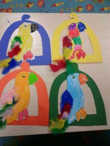 Parrot craft idea for kids | Crafts and Worksheets for Preschool,Toddler and Kindergarten Parrot Art Preschool, Pet Week Preschool Crafts, Pet Bird Crafts Preschool, Pet Art For Preschool, Pets Crafts For Preschoolers, Pet Crafts Preschool Art Projects, Pets Preschool Theme Crafts Art Projects, Pet Preschool Crafts, Pet Projects For Preschoolers