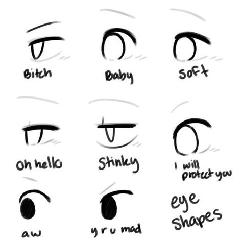 Lukisan Fesyen, Lukisan Comel, Drawing Face Expressions, Anak Haiwan, 얼굴 드로잉, Eye Drawing Tutorials, Drawing Eyes, Creative Drawing Prompts, Drawing Prompt