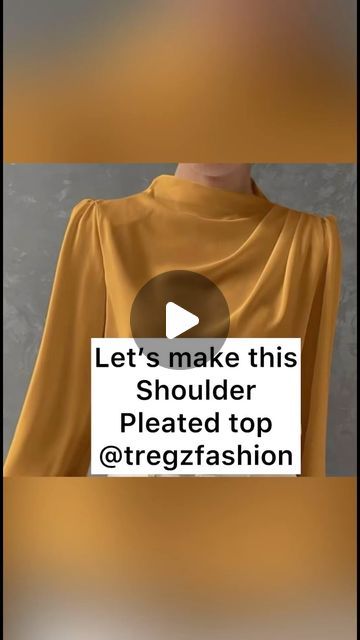 Pleated Top Pattern, Pleated Blouse Pattern, Pleated Top Blouses, Pattern Drafting Tutorials, Pleats Pattern, Fashion Courses, Stand Neck, Sewing Courses, Pakistani Fashion Casual