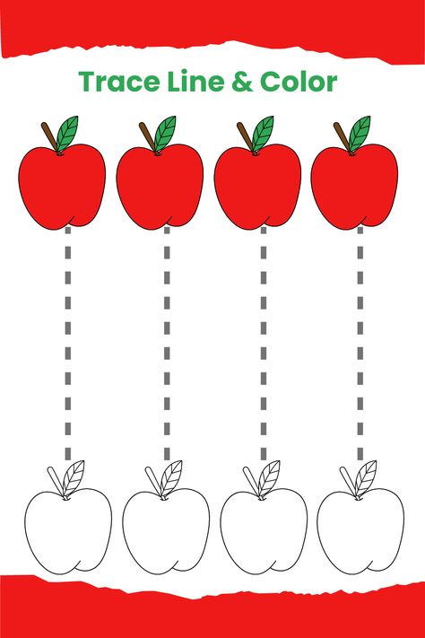 Free tracing worksheets for preschool and kindergarten kids working on Fine Motor control skillsKids will do practice that how to trace Standing Lines and Color objectsThese tracing lines worksheets are perfect for kids who are beginning to write letters and numbersThese colorful worksheets has been designed for kindergarten preschool kids to practice training Standing or Vertical lines with funStanding line start from upgoes downStanding lines are known as vertical lines. Holiday Homework For Nursery, Worksheet For Standing Line, Vertical Line Worksheets Preschool, Practice Tracing Lines, Look And Write Worksheet For Nursery, Straight Line Tracing Worksheet, Trace Lines Worksheets, Tracing Standing Lines Worksheet, Tracing Vertical Lines Worksheets