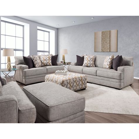 Crowes Dove Loveseat Stationary Collection, Chair And A Half, Transitional House, Accent Throw Pillows, Line Pattern, Nebraska Furniture Mart, Black Solid, Room Set, Living Room Sets