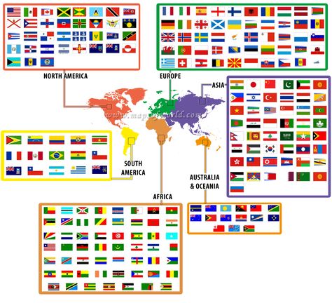 World Flags on a map:) World Flags With Names, Different Country Flags, All World Flags, All Country Flags, World Country Flags, World Map With Countries, Countries And Flags, Homeschool Geography, Foto Langka