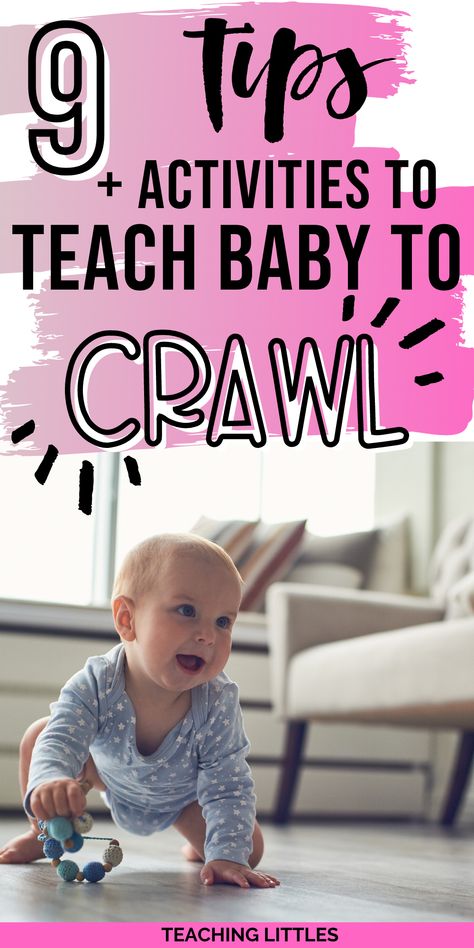 Teach Baby To Crawl, Help Baby Crawl, Crawling Activities, Classroom Lesson Plans, Baby Crawling, Baby On A Budget, Baby Learning Activities, Baby Ready, Developmental Milestones