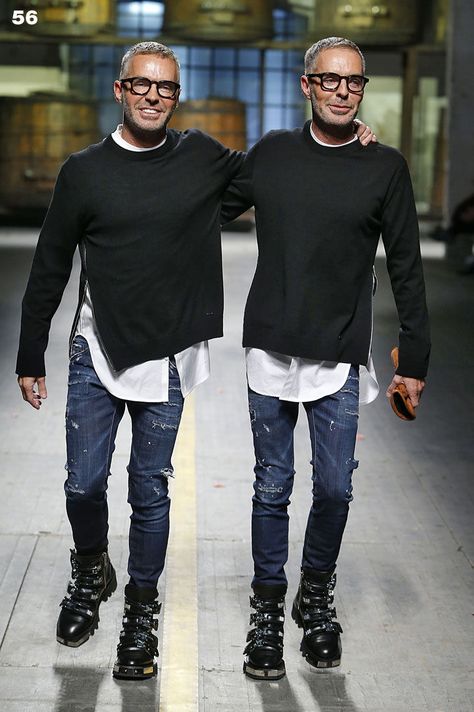 Dsquared Men, Canadian Style, Glasses Collection, Dean And Dan Caten, Mens Fashion Work, Le Male, Men Fashion Casual Outfits, Mens Winter Fashion, Gentleman Style