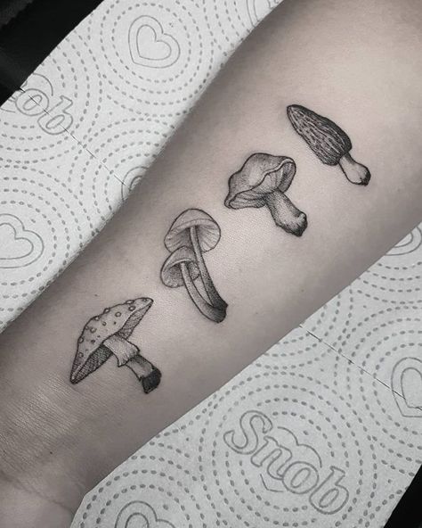 Kodama Tattoo, Tattoo Mushroom, Chest Tattoo Ideas, Mushroom Tattoo, Chest Hair, Mushroom Tattoos, Sketch Tattoo, Botanical Tattoo, Aesthetic Tattoo