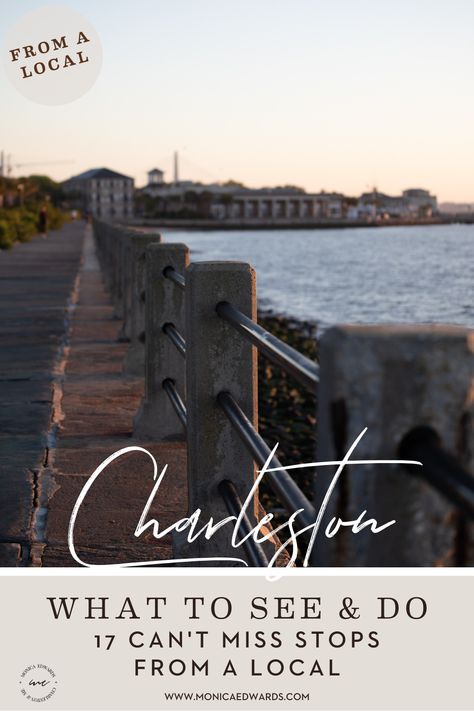 What to see in Charleston SC? And, what to do in Charleston? The burning questions when planning your itinerary for the Holy City. No matter your trip duration, there are 17 places that are iconic Charleston and must-sees. In this quick Charleston Guide I'll show you which ones are must-sees or not and how to fit them all in without a rush [...] Things To Do Near Charleston Sc, What To Wear In Charleston Sc Fall, Things To Do In Charleston Sc, Charleston Honeymoon, Charleston Sc Things To Do, Charleston Itinerary, Weekend Beach Trip, Charleston Trip, Charleston Travel Guide