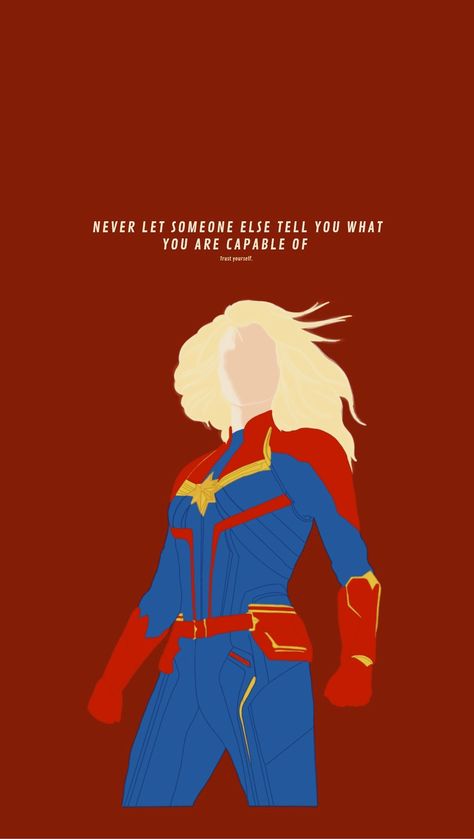 Lockscreen Background inspirational quotes Carol Denvers Captain Marvel Wallpapers frasi ispirazionali motivation motivazionali minimal minimalist art stickers disegno draw marvel studios fanart Captain Marvel Wallpaper Aesthetic, Captain Marvel Quotes, Captain Marvel Tattoo, Caption Marvel, Captain Marvel Wallpaper, Superman Quotes, Lockscreen Background, Marvel Wallpaper Hd, Marvel Wallpapers