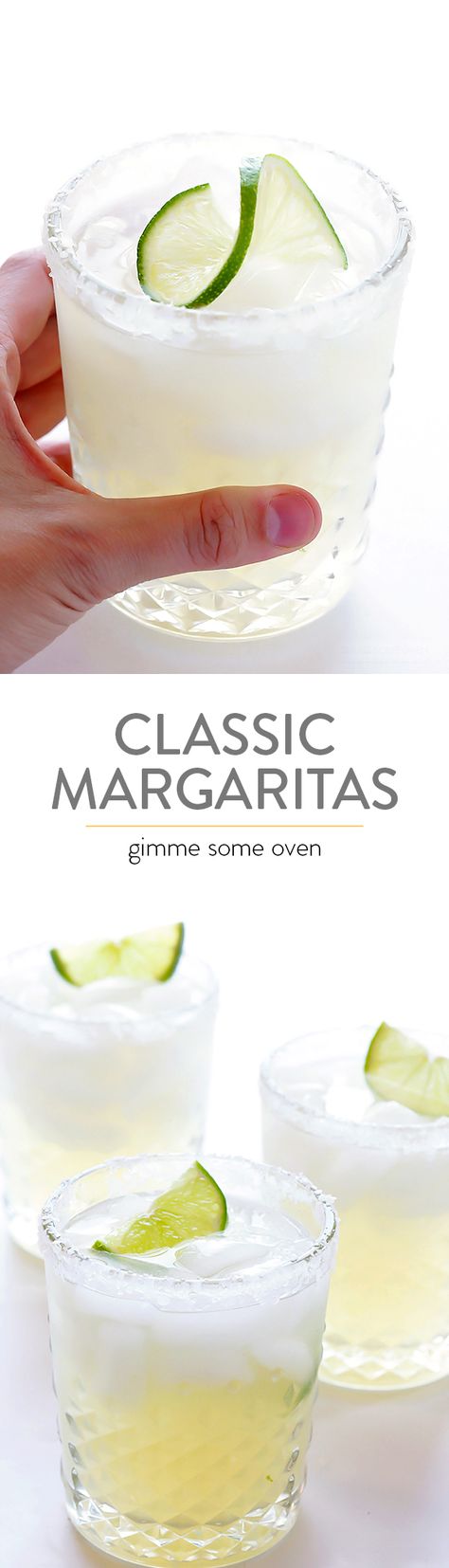 Learn how to make a PERFECT margarita with this simple, classic, 3-ingredient recipe. It's always a winner! | gimmesomeoven.com Best Margarita Recipe, Classic Margarita Recipe, Special Drinks, Perfect Margarita, 3 Ingredient Recipes, Alcoholic Beverage, Classic Margarita, Milk Shakes, Margarita Recipe