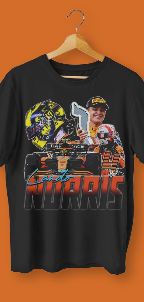 Rev up your style with the Lando Norris Graphic F1 T-Shirt. Celebrate the dynamic racing sensation with this meticulously designed tee featuring a captivating graphic. Crafted for comfort and style, it's a must-have for fans and motorsport enthusiasts. Show your support for Lando Norris in a unique and fashionable way. #LandoNorris #GraphicF1Tee #Motorsports #CollectibleTShirt #RaceDayReady #MotorsportFashion #UnleashYourSpeed #McLarenF1 #NorrisGraphicTee #LandoNorrisMcLaren F1 T Shirt Design, Motorsport Clothing, Bday Wishes, T Shirt 2023, Formula 1 Racing, Birthday Inspo, F1 Racing, Lando Norris, My Business