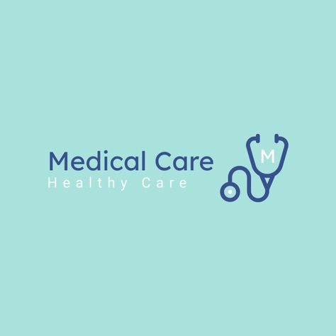 Professional Medical Care Clinic Logo Clinic Logo, The Editor, Brand Kit, Home Logo, Medical Care, Free Graphic Design, Logo Templates, The Help, Branding Design