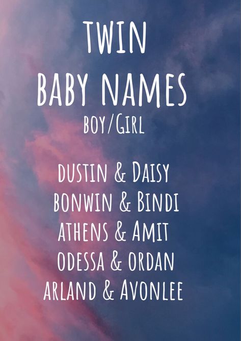 Fantasy Twin Names, Twin Names Boy And Girl, Aesthetic Baby Names, Southern Boy Names, Biblical Girl Names, Twin Baby Names, Victorian Baby Names, Unisex Names, Sims Names