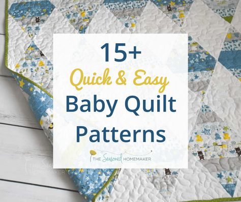 Baby Quilts Easy, Free Baby Quilt Patterns, Baby Boy Quilt Patterns, Baby Quilt Patterns Easy, Girl Quilts Patterns, Boys Quilt Patterns, Baby Patchwork Quilt, Modern Baby Quilt, Baby Quilt Pattern