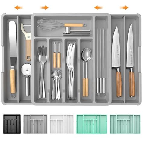 Cutlery Drawer Organization, Kitchen Gadgets Organization, Silverware Drawer Organizer, Utensil Drawer Organization, Kitchen Drawer Storage, Utensil Organizer, Silverware Drawer, Silverware Organization, Drawer Dimensions