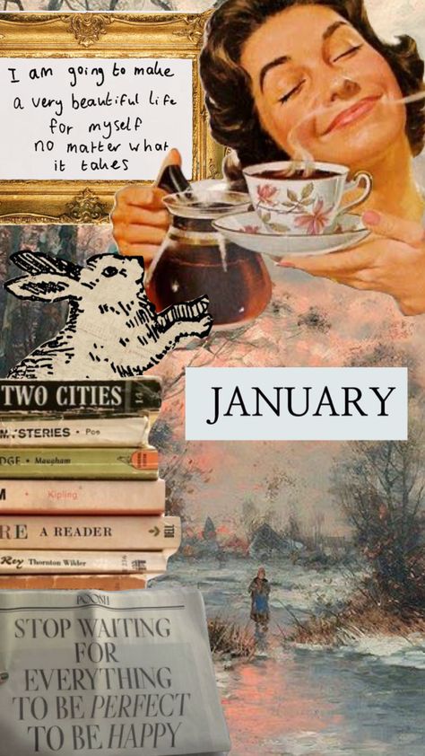 #myfirstshuffle #january #aesthetic January Vibes Aesthetic, January Collage, Sapphic Cottagecore, Monthly Backgrounds, January Vibes, January Aesthetic, Month Aesthetic, January Mood, Imagenes Aesthetic