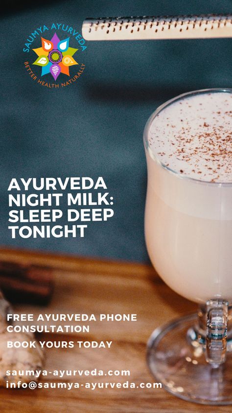 Using Ayurveda digestive herbs (aka spices) to balance Vata and Pitta, this calming night milk is a client favorite. Part of our Ayurvedic evening routine, this improves sleep and provides needed rejuvenation to our strained nervous systems. Ayurveda Recipes Vata, Ayurveda Dosha Test, Ayurvedic Recipes Vata, Balance Vata, Ayurveda Dosha, Digestive Herbs, Ayurveda Vata, Vata Pitta, Ayurveda Recipes