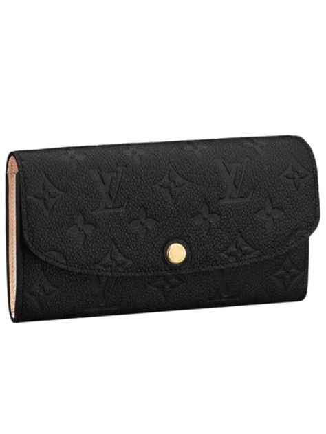 Gender: Women Brand: LOUIS VUITTON Product Name: Emilie Wallet Monogram Empreinte Black Envy Tote Code: 38109087 Color: black Composition: Cowhide Leather Origin: France Features: Flapfold 4 card slots Coin pocket Designer Style ID M62369 Louis Vuitton Emilie Wallet, Leather Agenda, Emilie Wallet, Louis Vuitton Sarah Wallet, Neverfull Mm Monogram, Louis Vuitton Wallet Zippy, Louis Vuitton Wallet, Lv Monogram, Leather Bifold Wallet