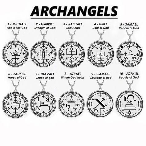 Angel Hierarchy, Michael Gabriel, Angelic Symbols, Michael Archangel, Seal Of Solomon, Gods Strength, Magic Spell Book, Archangel Gabriel, God Heals