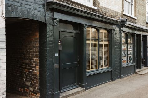 For Sale: The Silk Weaver's House, Sudbury, Suffolk | Inigo Louvre Doors, Timber Frame House, Exposed Rafters, Pine Doors, Work Studio, Front Porch Design, Crabapple Tree, Studio Workshop, Inner Landscape