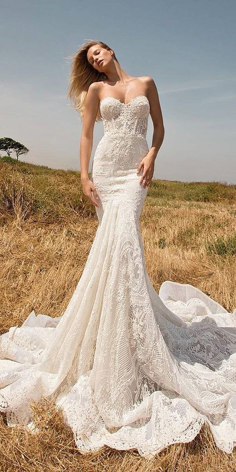 Galia Dresses Gala, Galia Lahav Wedding Dress, Lace Sweetheart Wedding Dress, Galia Lahav, White Wedding Dress, Wedding Dresses Corset, Stunning Wedding Dresses, Wedding Dresses Strapless, Lace Mermaid