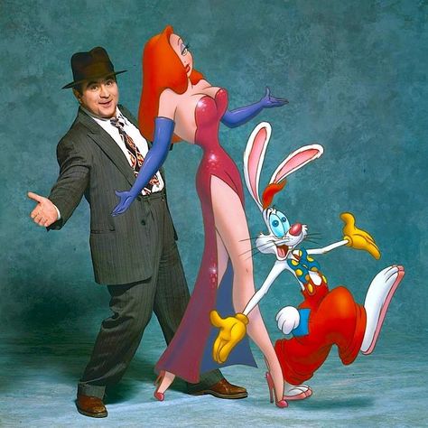 Charles Fleischer, Jessica Rabbit Cartoon, Holli Would, Jessica And Roger Rabbit, Rabbit Icon, Who Framed Roger Rabbit, Disney Movie Posters, Roger Rabbit, Disney Live Action