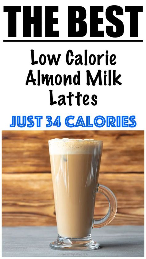 Low Calorie Drink Recipes, Expresso Recipes, Best Almond Milk, Low Cal Drinks, Flavored Coffee Recipes, Boost Metabolism Drink, Homemade Coffee Drinks, Coffee Recipe Healthy, Hot Coffee Drinks