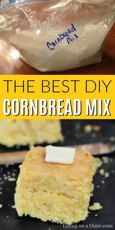 Homemade Cornbread Mix, Recipe Cornbread, Cornbread Cake, Homemade Dry Mixes, Jiffy Cornbread Mix, Honey Cornbread, Jiffy Cornbread, Homemade Breads, Homemade Mixes