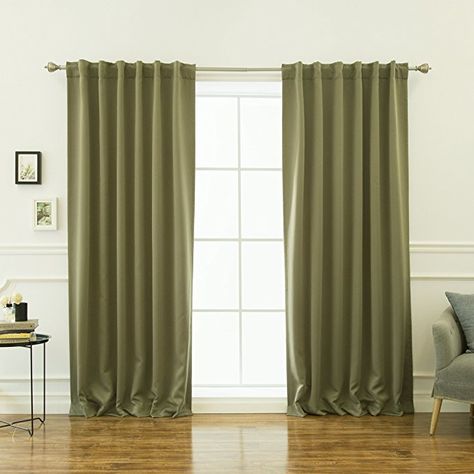 Olive Green Curtains, Classic Curtains, Tab Curtains, Double Curtains, Green Curtains, Cool Curtains, Custom Drapes, Thermal Curtains, Rod Pocket Curtain Panels